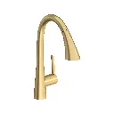 Grohe 30368GN2 Zedra Pull Down Triple Spray Bar Faucet Brushed Cool Sunrise