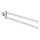 Grohe 40888000 Atrio New Double Towel Bar StarLight Chrome