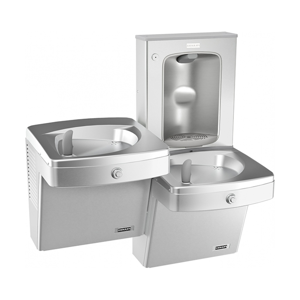 Franke KEPVACSL-SBF-STN Split Level Vandal Resistant Drinking Fountain
