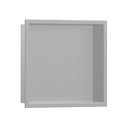 Hansgrohe 56061380 Xtrastoris Original Wall Niche With Integrated Frame 12"X 12 Concrete Grey