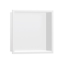 Hansgrohe 56061700 Xtrastoris Original Wall Niche With Integrated Frame 12"X 12 Matte White