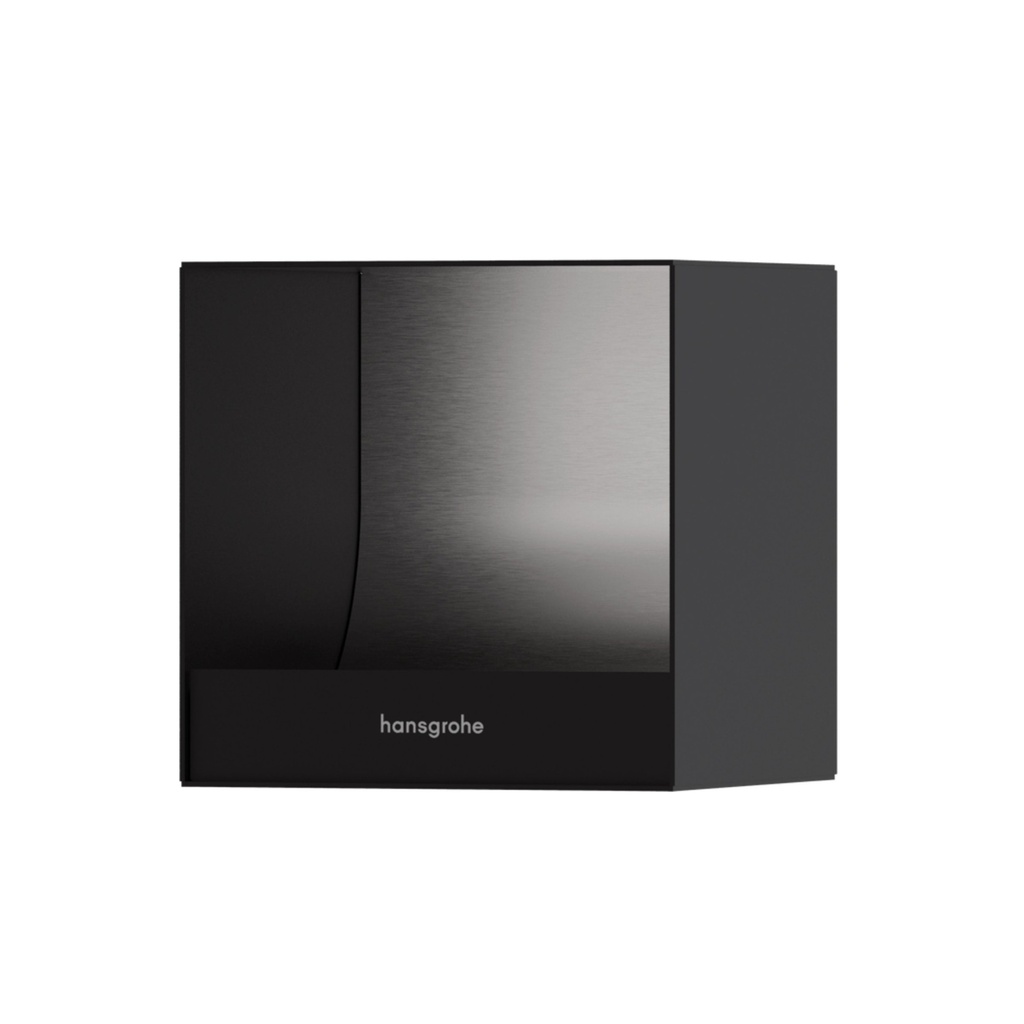Hansgrohe 56065670 Xtrastoris Original Recessed Toilet Paper Holder Matte Black