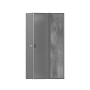 Hansgrohe 56082800 Xtrastoris Rock Wall Niche With Tileable Door Brushed Stainless Steel