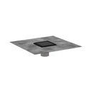 Hansgrohe 56130671 Raindrain Brilliance Point Drain Set 4"X 4" Trim Matte Black
