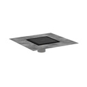 Hansgrohe 56134671 Raindrain Brilliance Point Drain Set 6"X 6" Trim Matte Black