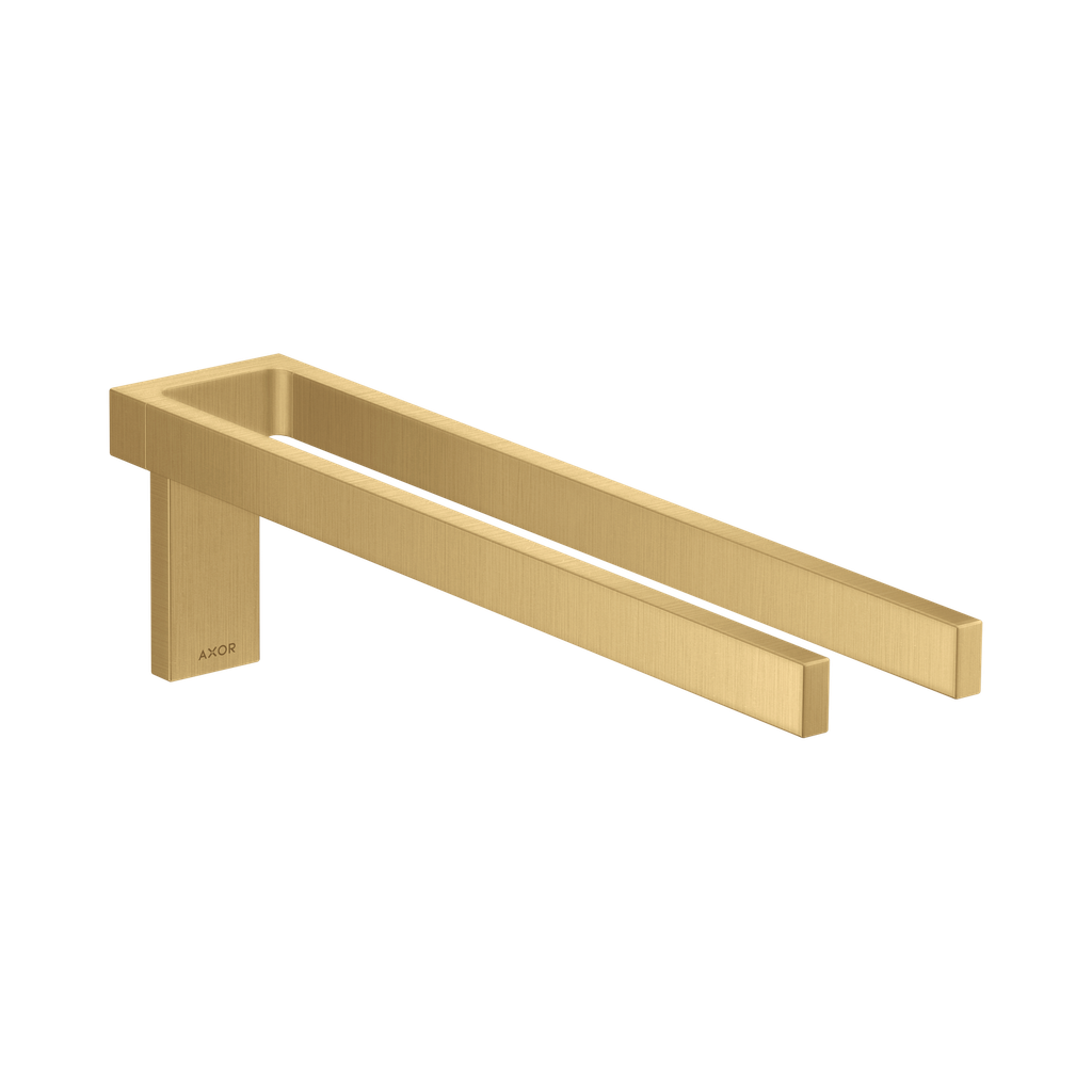 Hansgrohe 42622250 Axor Universal Rectangular Towel Holder Brushed Gold Optic