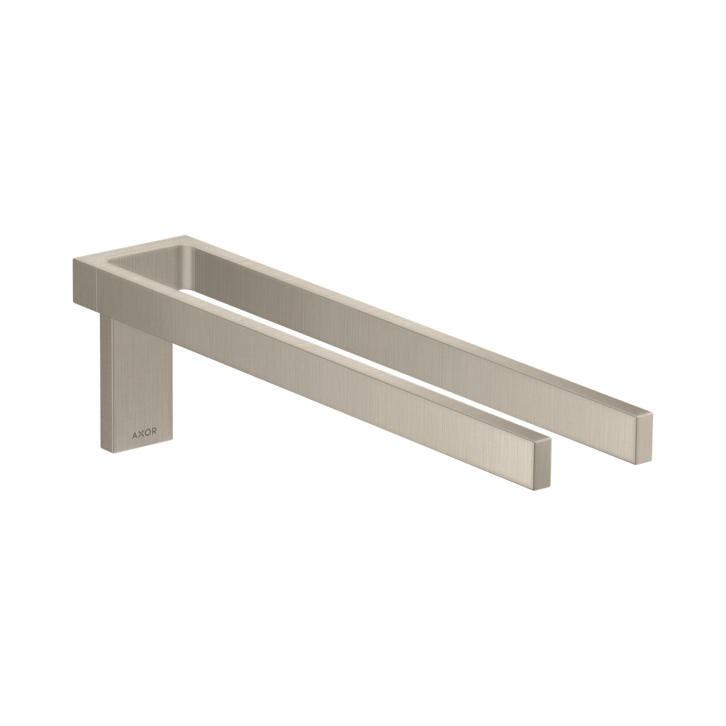 Hansgrohe 42622820 Axor Universal Rectangular Towel Holder Brushed Nickel