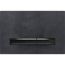 Geberit 115.671.JM.2 Actuator Plate Sigma50 For Dual Flush, Metal Colour Black Chrome Black Chrome, Mustang Slate