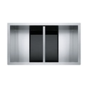 Franke CLV120-33-CA Crystal Undermount Sink Stainless Steel