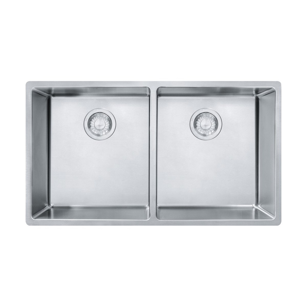 Franke CUX120-CA Cube Undermount Double Sink Stainless Steel