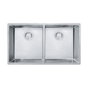 Franke CUX120-CA Cube Undermount Double Sink Stainless Steel