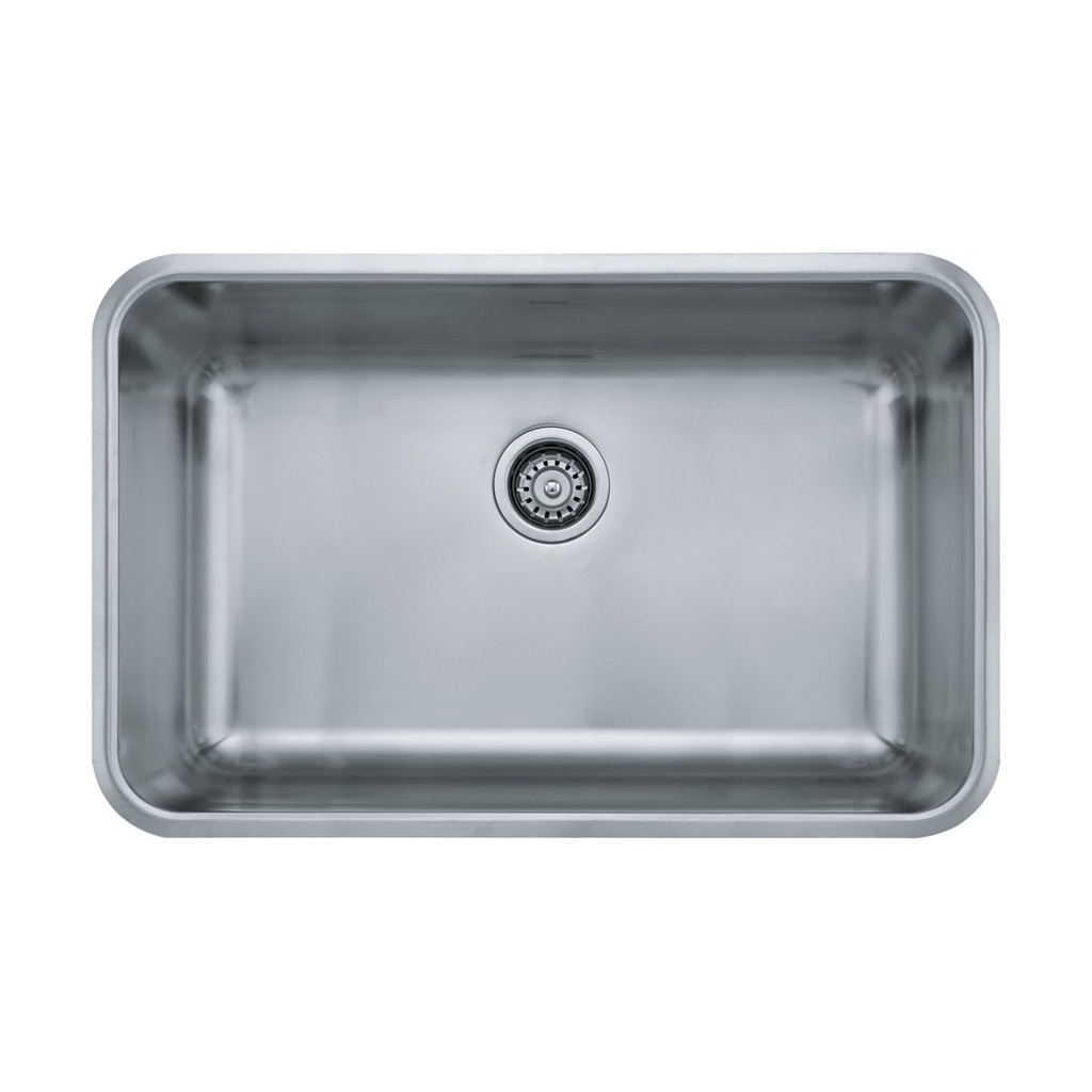 Franke GDX11028-CA Grande Undermount Single Bowl Kitchen Sink Stainless Steel