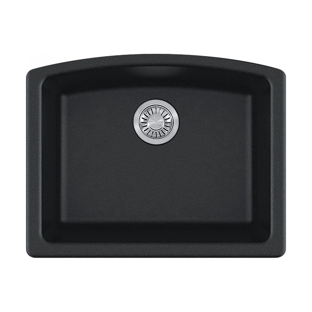 Franke ELG11022ONY-CA Ellipse Granite Undermount Single Sink Onyx