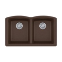Franke ELG120MOC-CA Ellipse Granite Undermount Double Sink Mocha