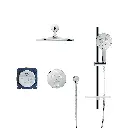 Grohe 1030700000 Rainshower SmartControl Thermostatic Dual Function Shower Kit Chrome