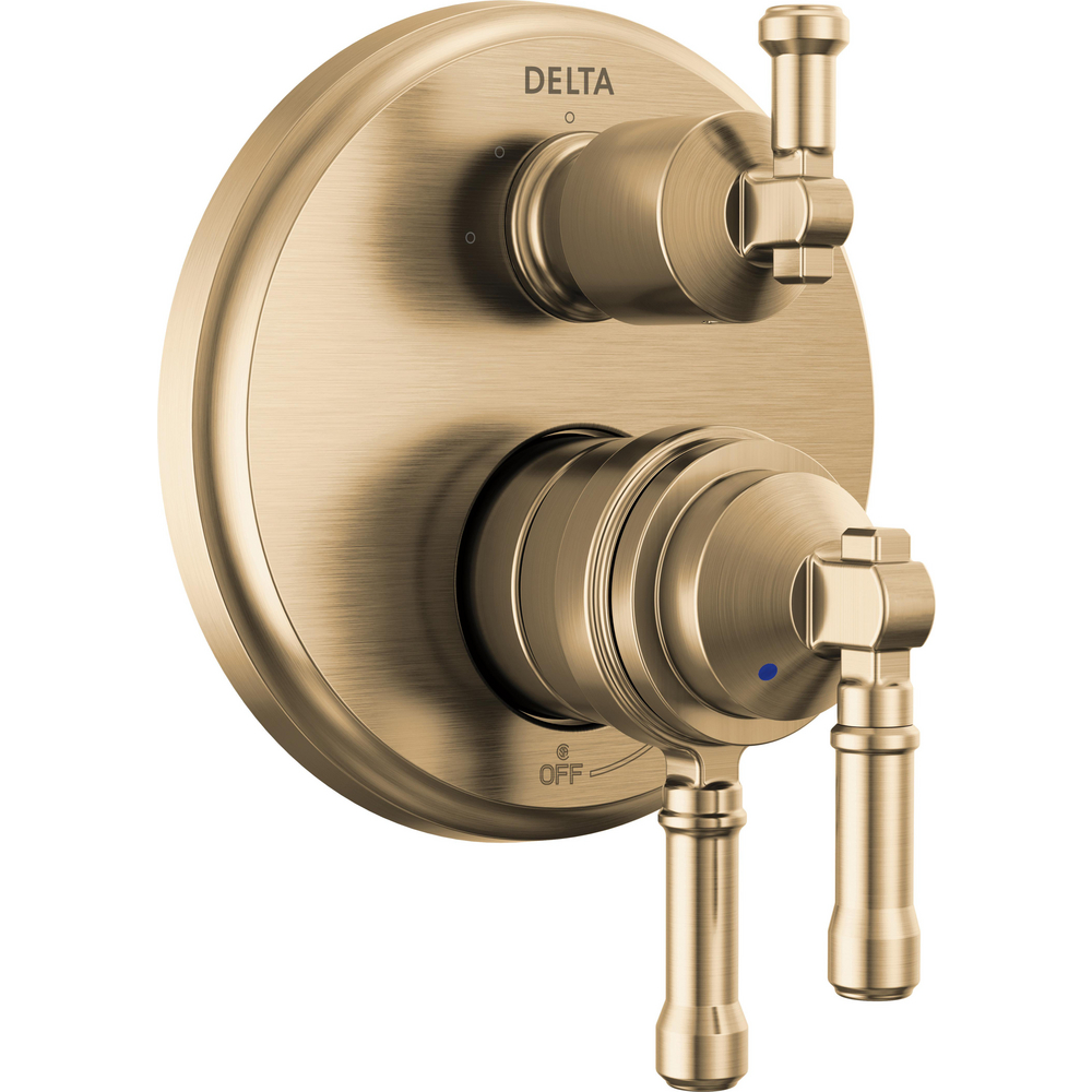 Delta T27884-CZ-PR Broderick 17 Series Integrated Diverter Trim Lumicoat Champagne Bronze