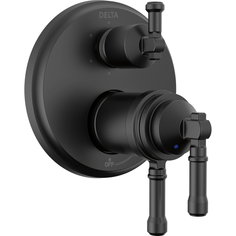 Delta T27T984-BL Broderick 17T Series Integrated Diverter Trim Matte Black