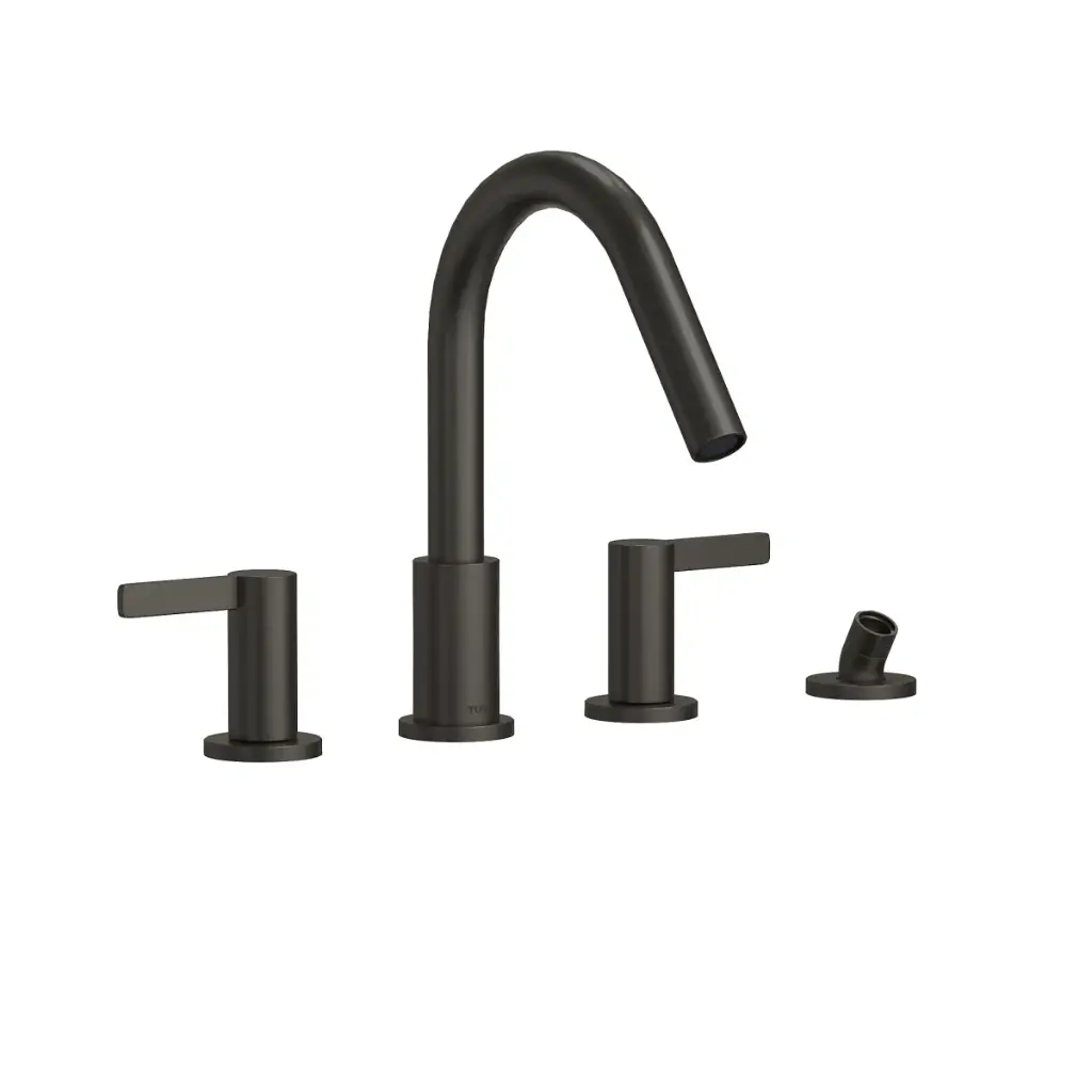 TOTO TBG11202UA#MBL GF Four Hole Roman Tub Filler Trim Matte Black