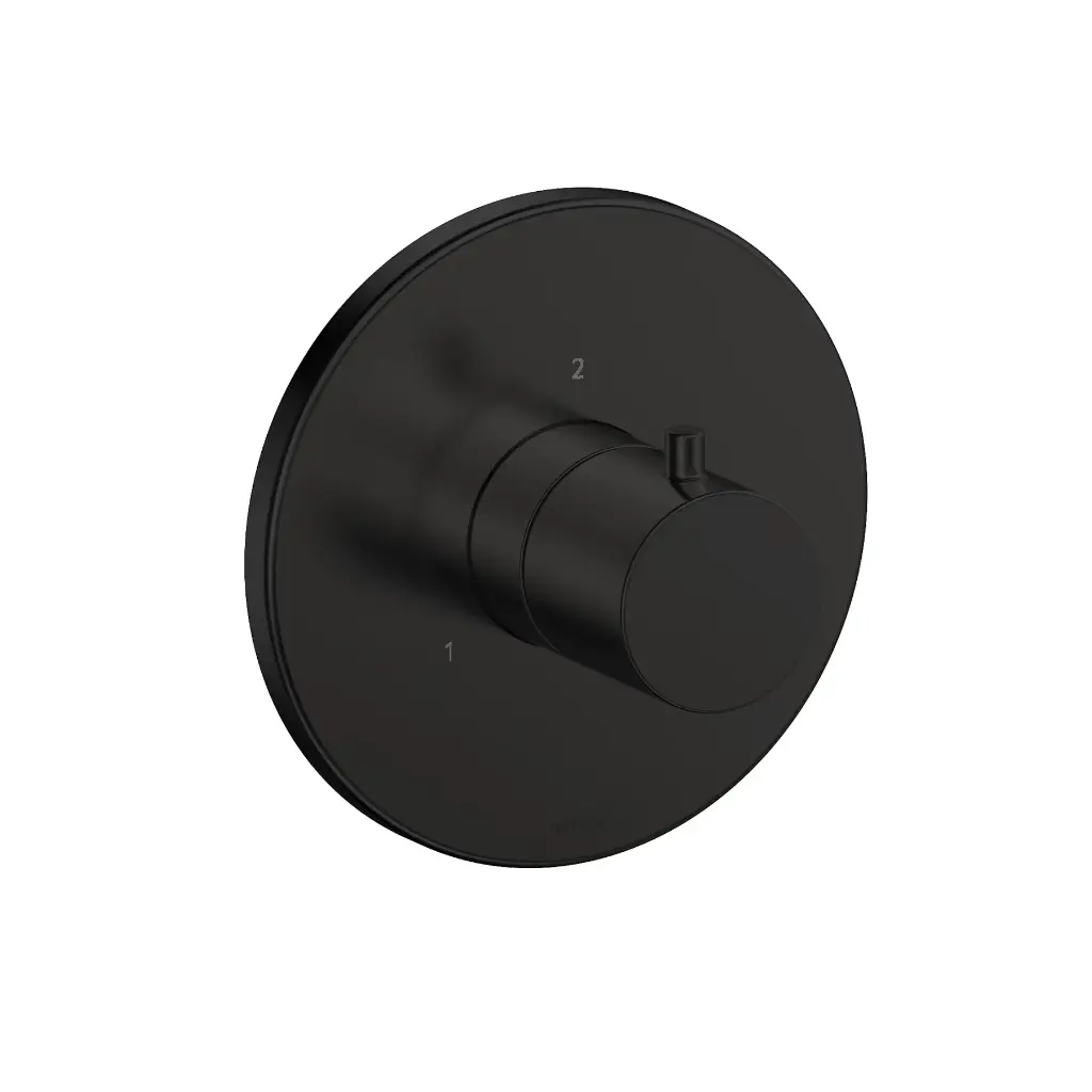 TOTO TBV01103U#MBL Two Way Round Diverter Trim Matte Black