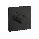 TOTO TBV02102U#MBL Three Way Diverter Square Trim with Off Matte Black