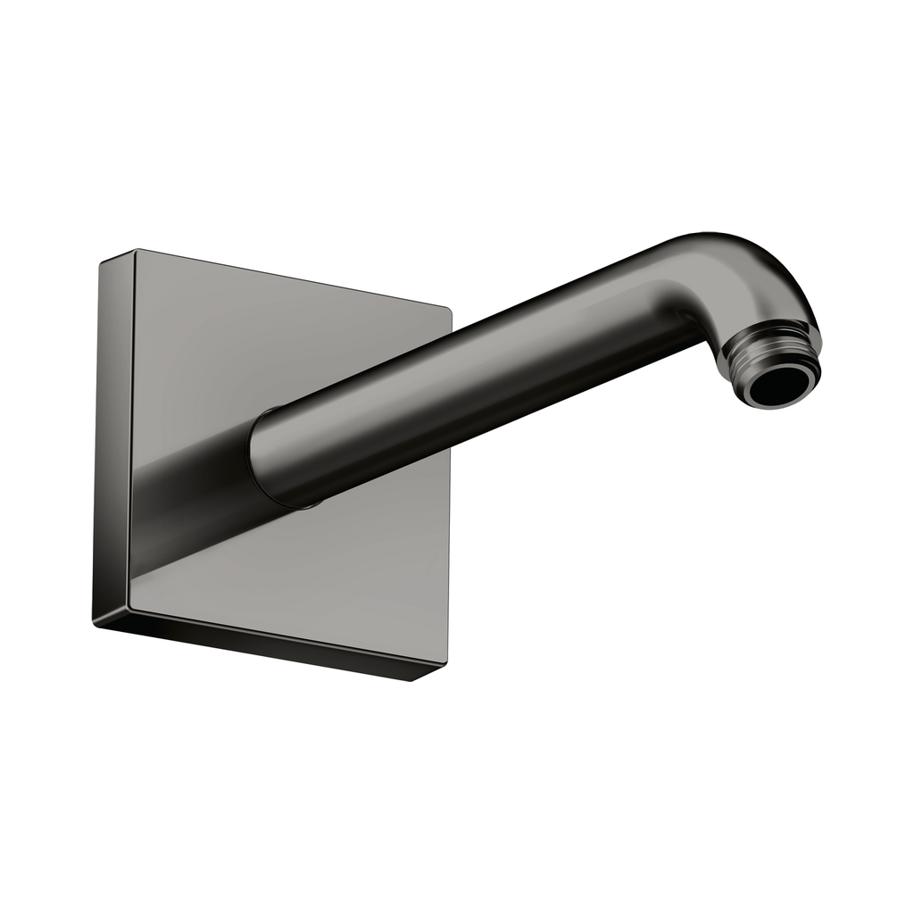 Hansgrohe 26430331 Axor Showerarm 9" Square Polished Black Chrome