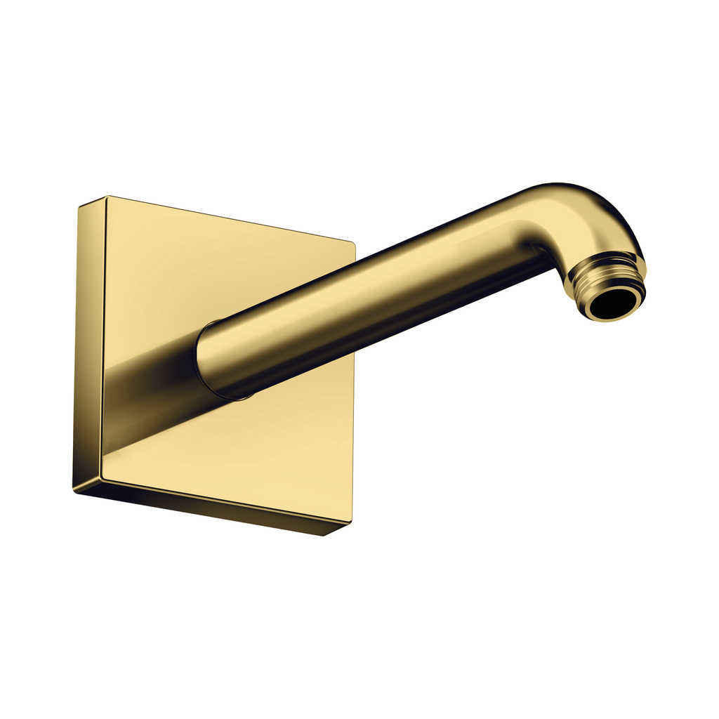 Hansgrohe 26430991 Axor Showerarm 9" Square Polished Gold Optic