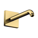 Hansgrohe 26430991 Axor Showerarm 9" Square Polished Gold Optic