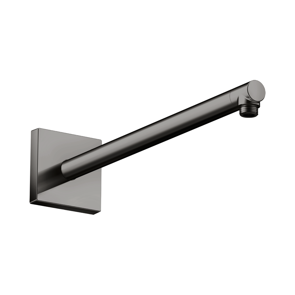 Hansgrohe 26436331 Axor Showerarm Square 15" Polished Black Chrome