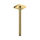Hansgrohe 26438991 Axor Extension Pipe For Ceiling Mount Square 12" Polished Gold Optic