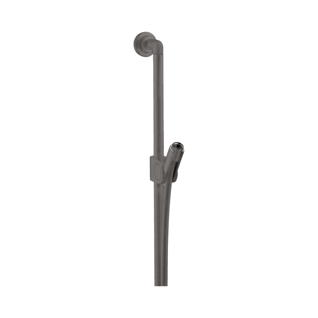 Hansgrohe 27831340 Axor Citterio Wallbar 36" with 63" Hose Brushed Black Chrome