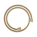 Hansgrohe 28227250 Axor Textile Hose With Cylindircal And Conical Nut 49" Brushed Gold Optic