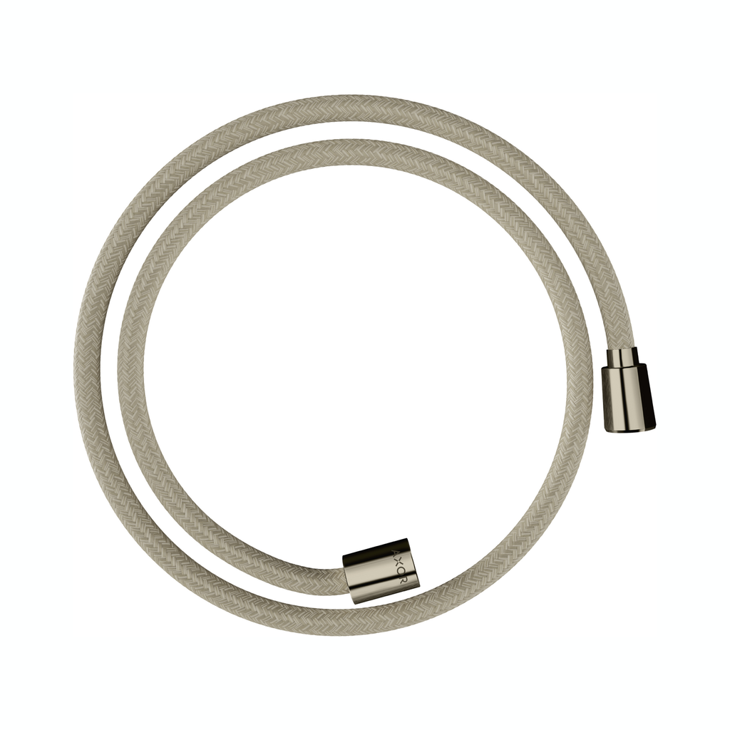 Hansgrohe 28227830 Axor Textile Hose With Cylindircal And Conical Nut 49" Polished Nickel