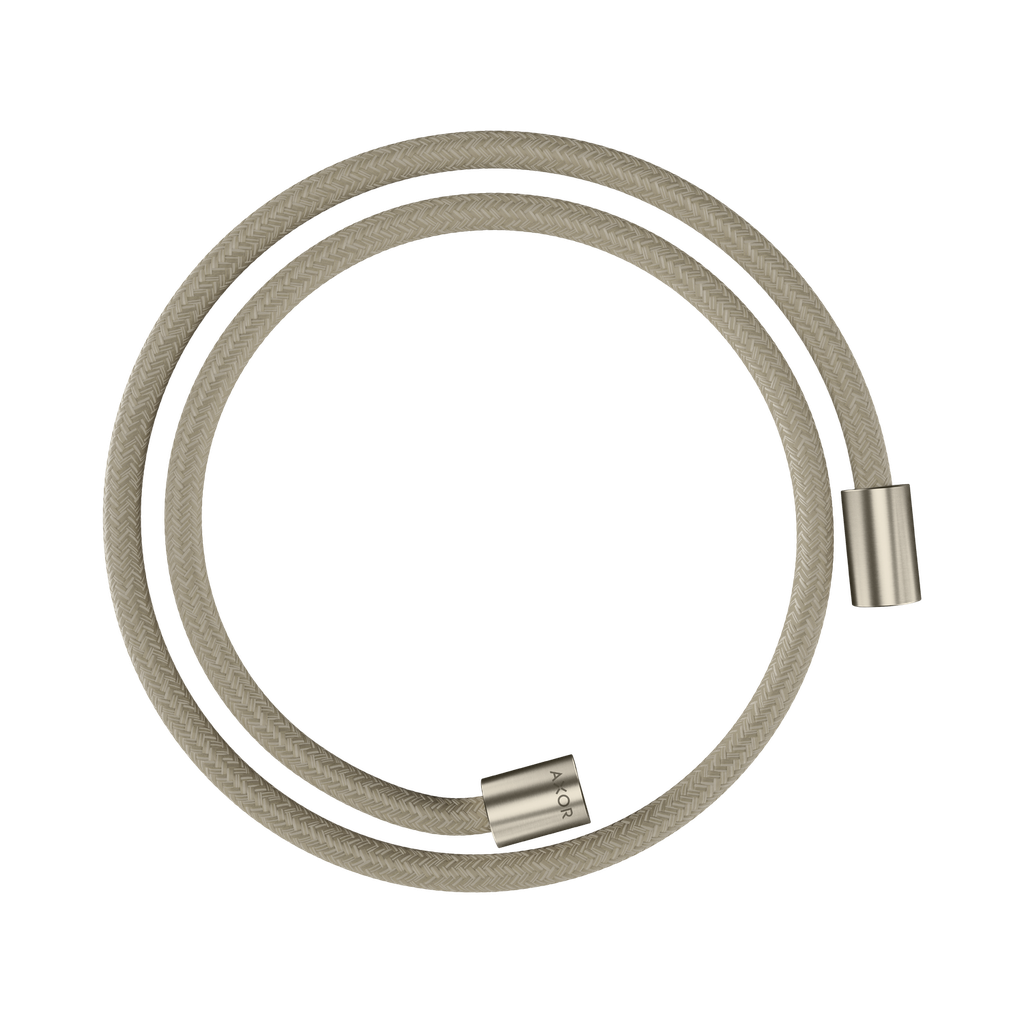Hansgrohe 28228820 Axor Textile Hose With Cylindircal Nut 49" Brushed Nickel