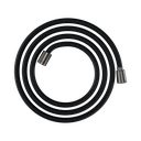 Hansgrohe 28290340 Axor Textile Hose With Cylindrical And Conical Nut 79" Brushed Black Chrome
