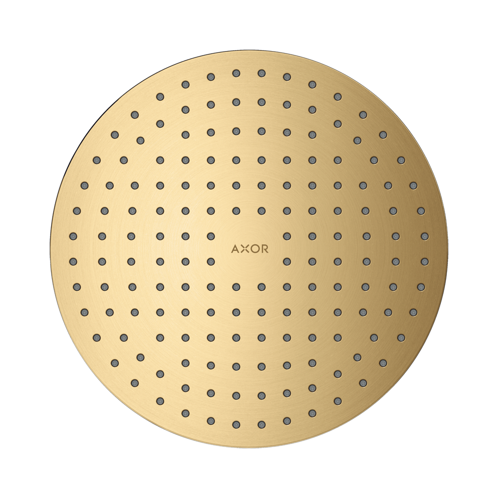 Hansgrohe 35298251 Axor Ceiling Mount Showerhead 250 2-Jet Brushed Gold Optic