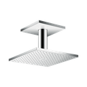 Hansgrohe 35312001 Axor Showerhead 250 Square 2-Jet with Ceiling Connection Chrome