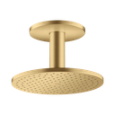 Hansgrohe 35365251 Axor Showerhead 250 2-Jet with Ceiling Connection Brushed Gold Optic