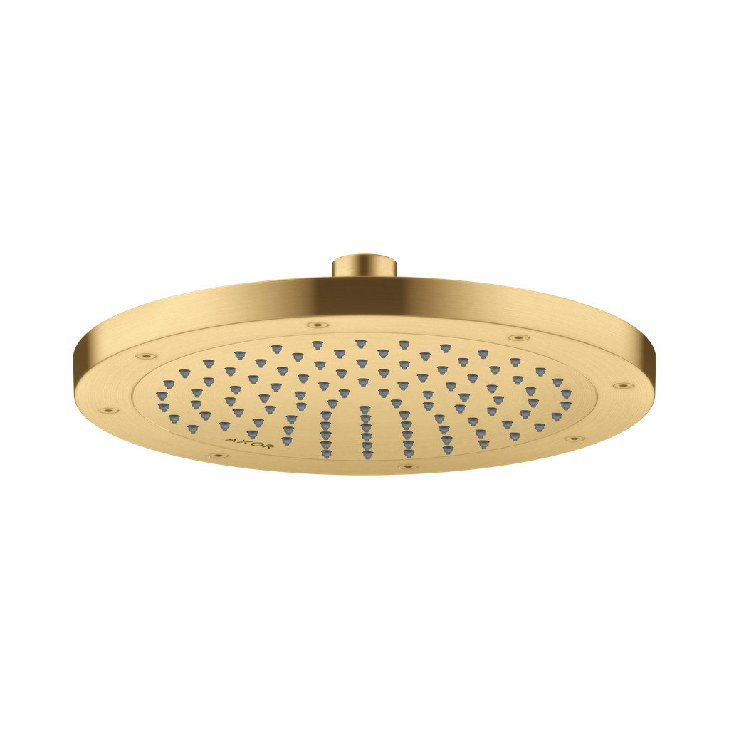 Hansgrohe 35386251 Axor Showerhead 245 1-Jet Brushed Gold Optic
