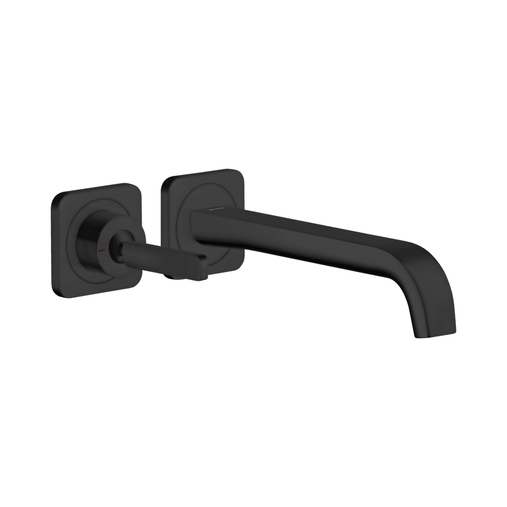 Hansgrohe 36106671 Axor Citterio Wall Mounted Single Handle Faucet Trim Matte Black