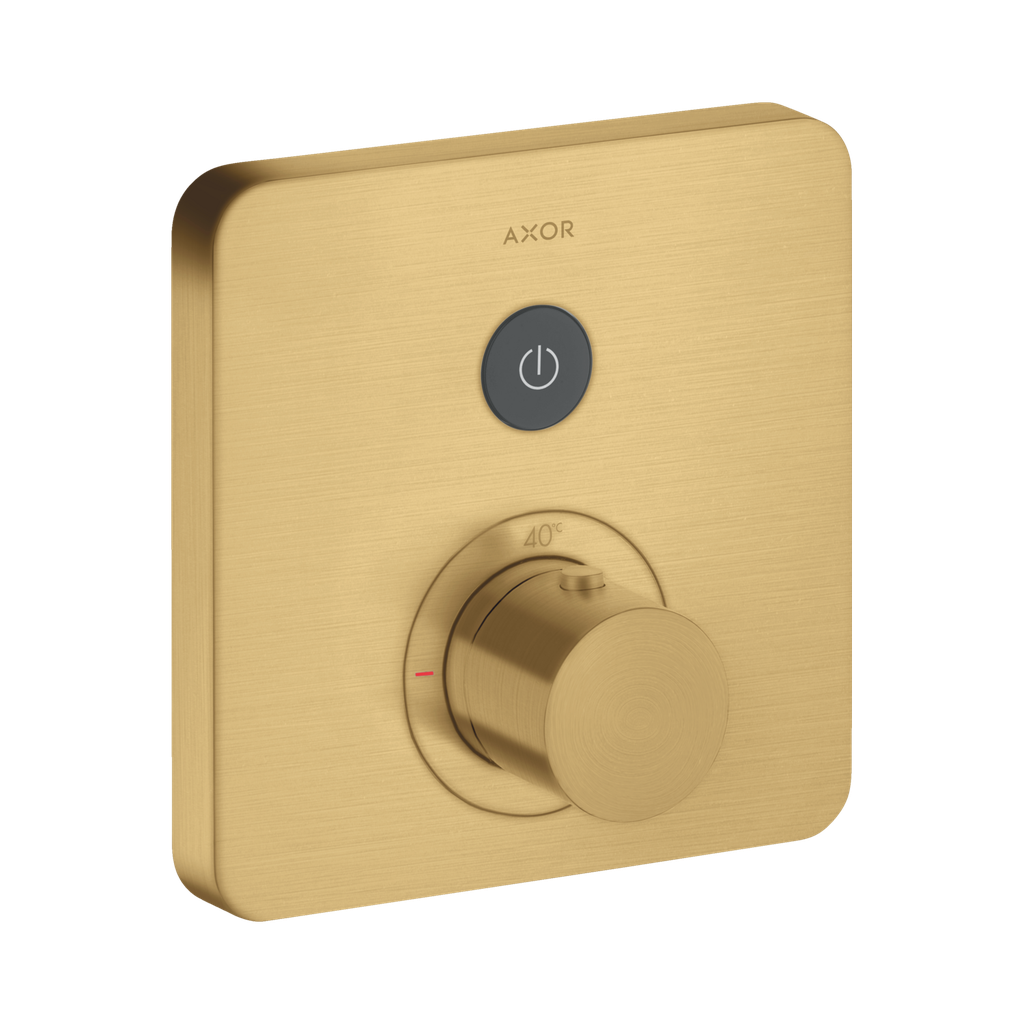 Hansgrohe 36705251 Axor Thermostatic Trim Softcube Brushed Gold Optic