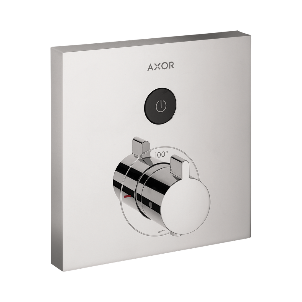 Hansgrohe 36714001 Axor ShowerSelect Thermostatic Square Trim Chrome