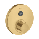 Hansgrohe 36722251 Axor ShowerSelect Thermostatic Round Trim Brushed Gold Optic