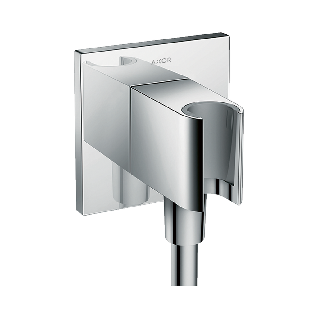 Hansgrohe 36734001 Axor Wall Outlet Square Handshower Holder Chrome