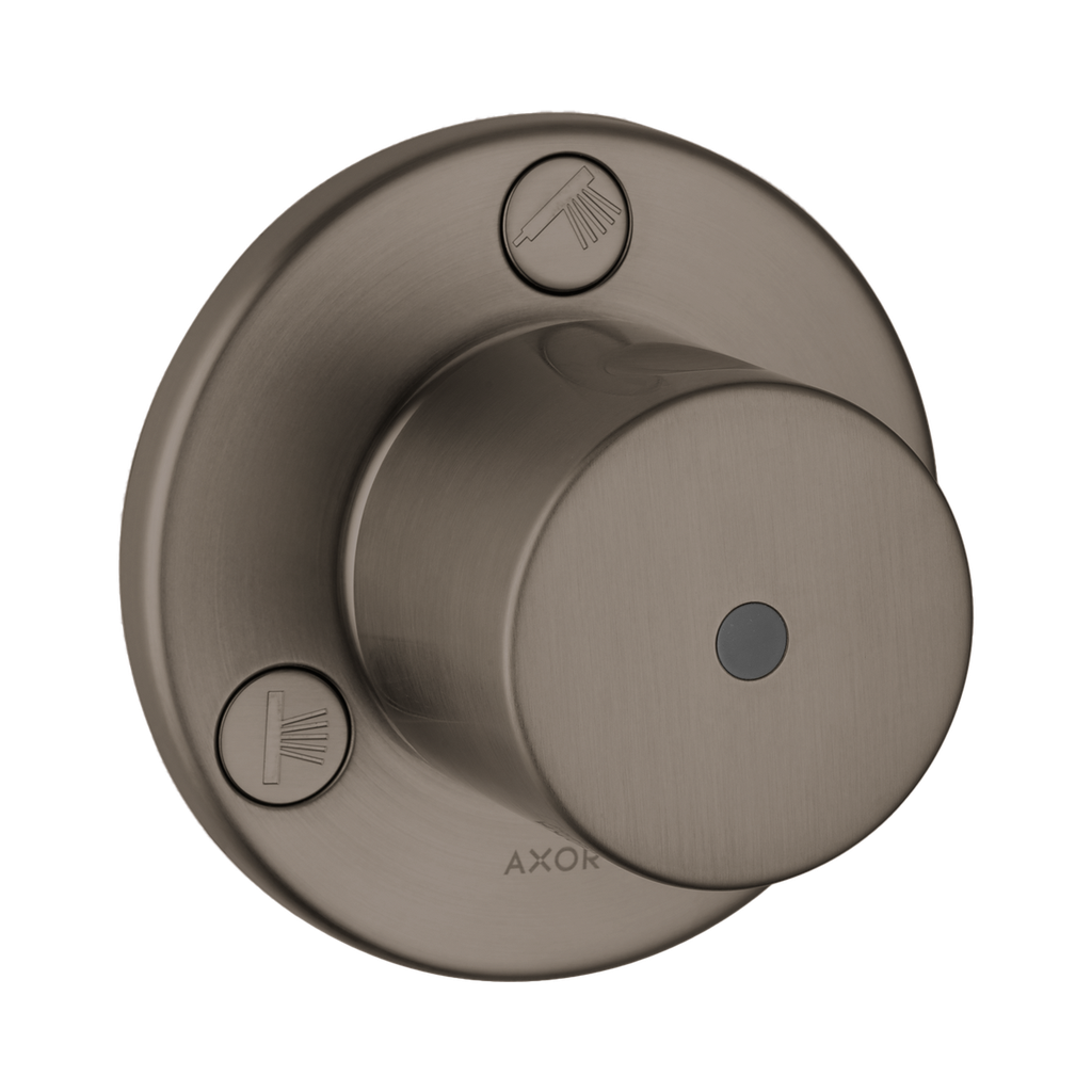 Hansgrohe 38934341 Axor Uno Trio Quattro Diverter Trim Brushed Black Chrome