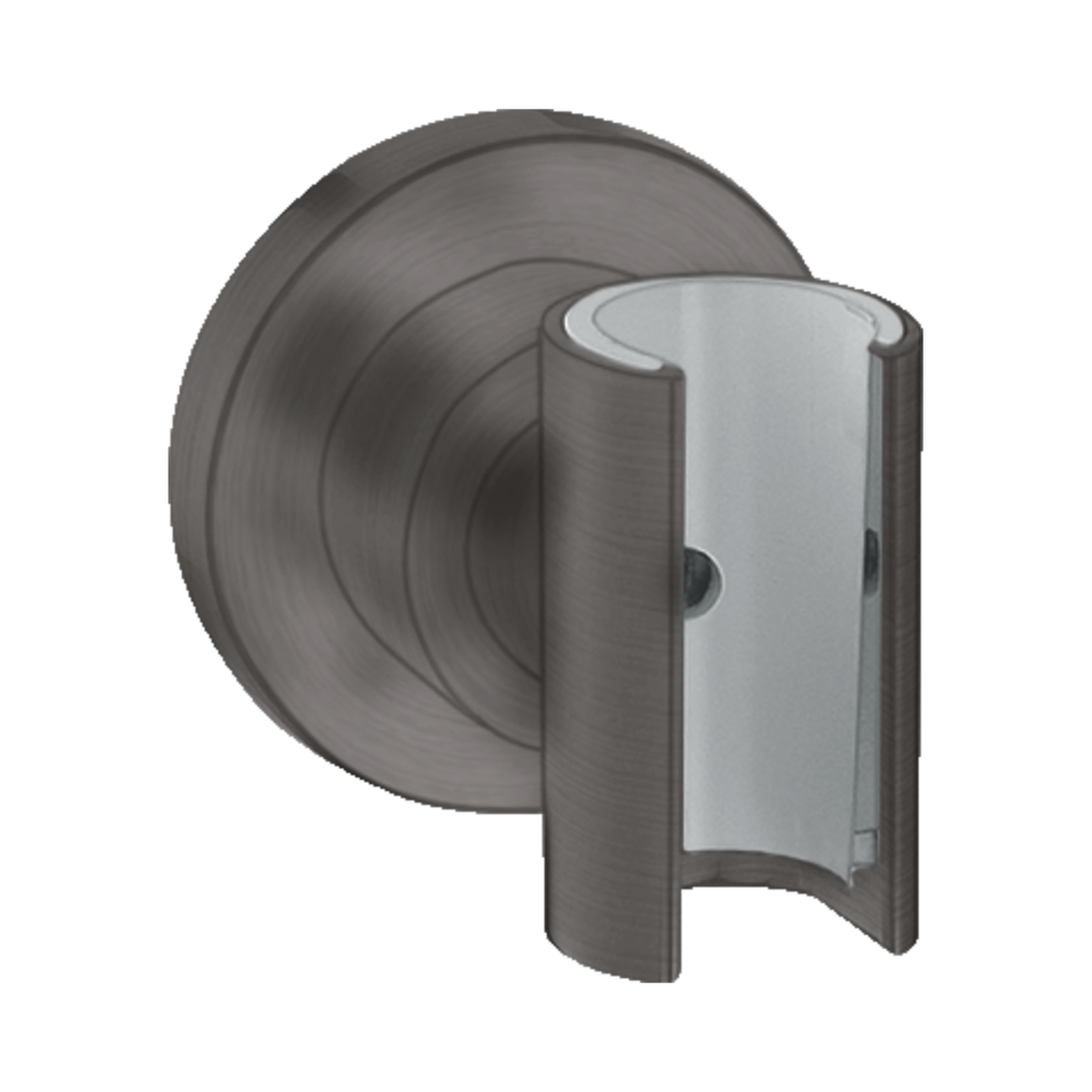 Hansgrohe 39525340 Axor Citterio Handshower Holder Brushed Black Chrome