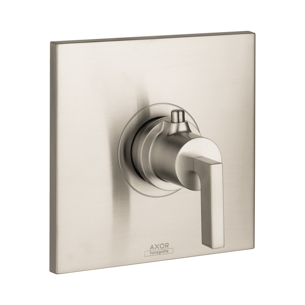 Hansgrohe 39711821 Axor Citterio Thermostatic Trim with Lever Handle Brushed Nickel