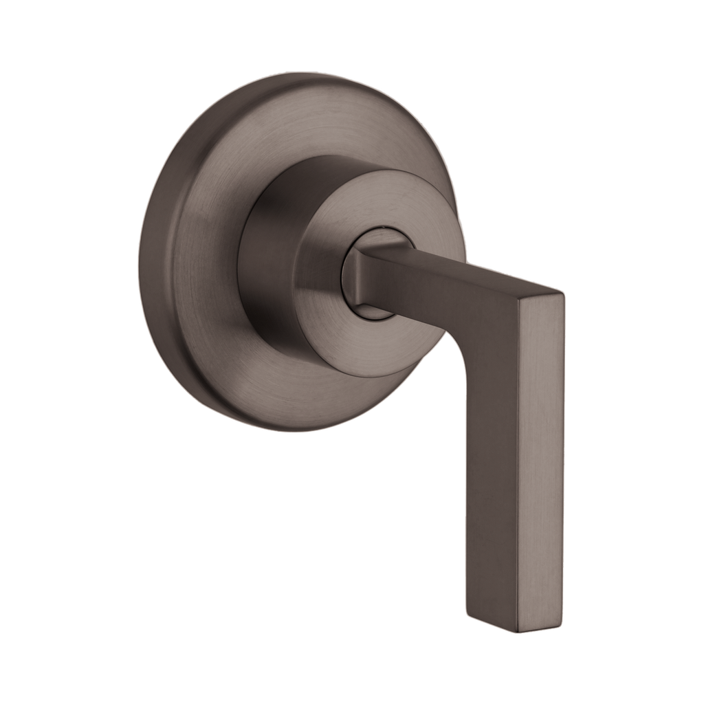 Hansgrohe 39961341 Axor Citterio Volume Control Trim With Lever Handle Brushed Black Chrome