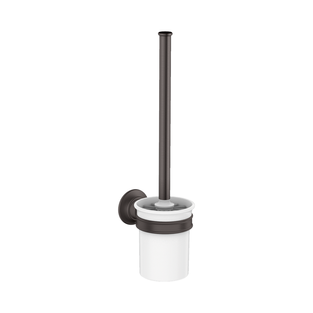 Hansgrohe 42035340 Axor Montreux Toilet Brush with Holder Brushed Black Chrome
