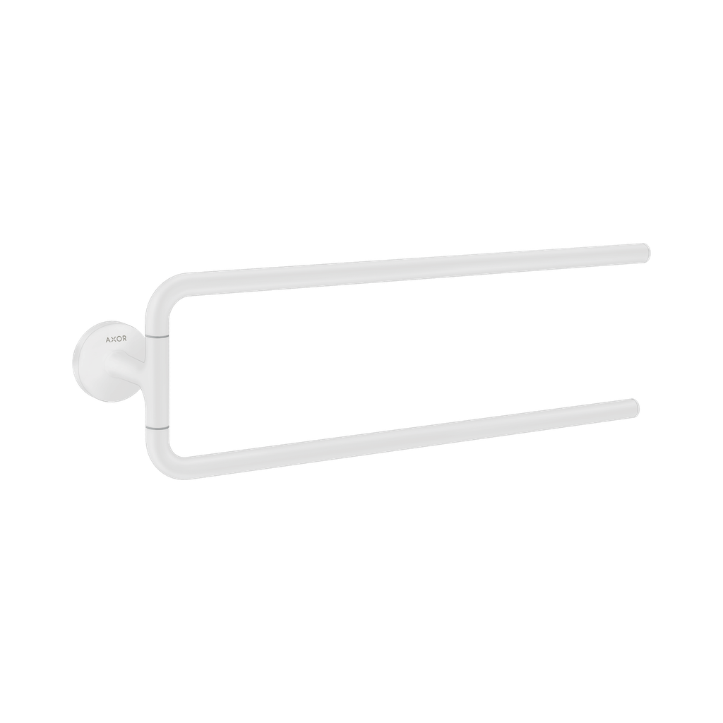 Hansgrohe 42822700 Axor Universal Circular Double Towel Bar 20" Matte White