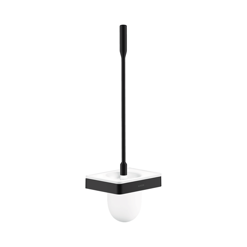Hansgrohe 42835670 Axor Universal Softsquare Toilet Brush With Holder Matte Black